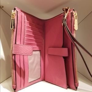 Pink Michael Kors Wristlet